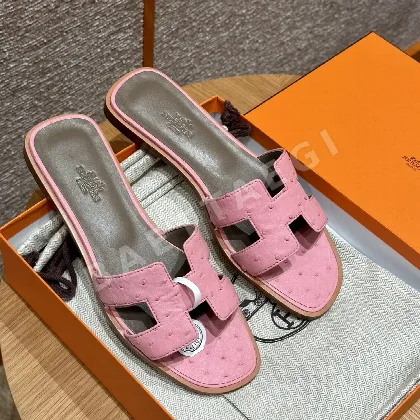 에르메스 오란 타조 가죽 샌들 117467