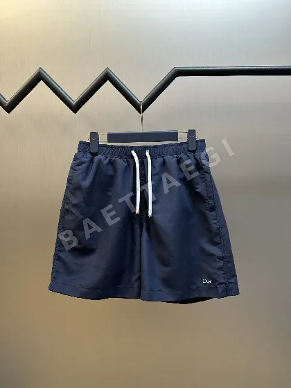 디올 드로스트링 메시 안감 남성 수영 반바지 136492