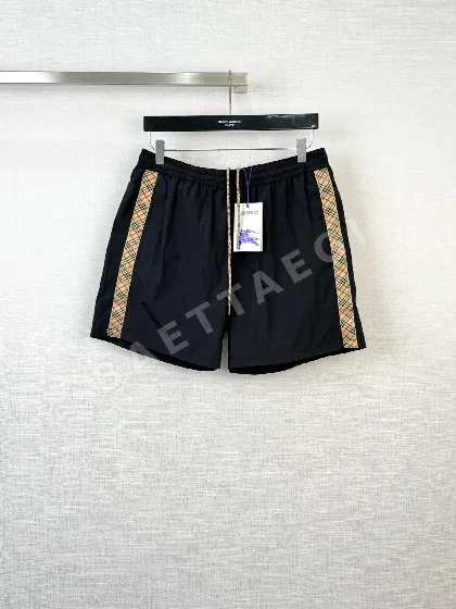 버버리 사이드 체크 여성 반바지 115294