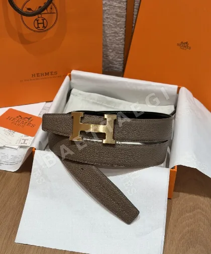 에르메스 H 버클 리버서블 가죽 벨트 32mm 176756