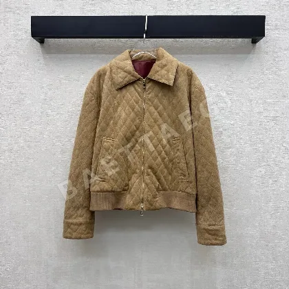 샤넬 스웨이드 퀼팅 여성 자켓 165430