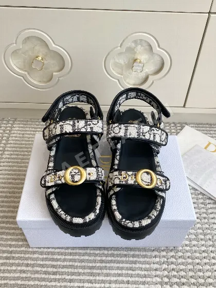 디올 마이 더블 스트랩 플랫폼 샌들 112847