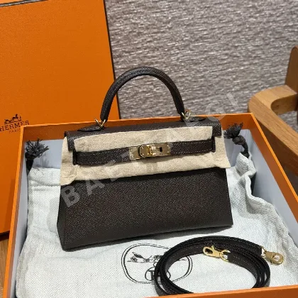 에르메스 미니 켈리 2 가방 초콜릿 164122