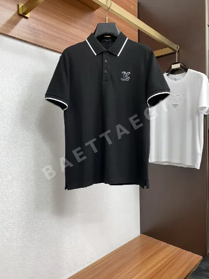 루이비통 클래식 라펠 폴로 반팔 티셔츠 148339