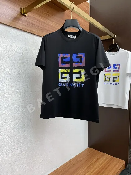 로에베 크루넥 코튼 반팔 티셔츠 48438