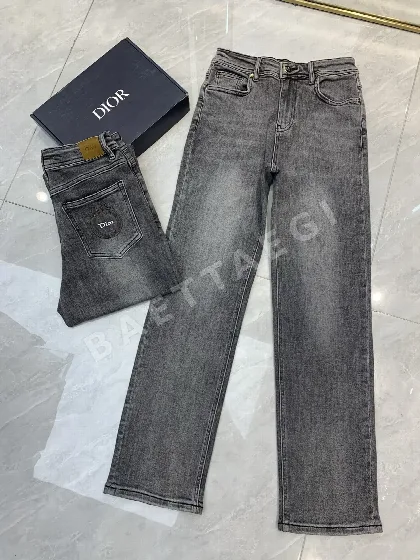 디올 스트레치 그레이 여성 바지 96330