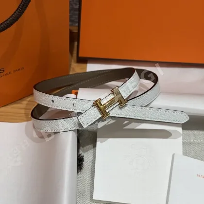 에르메스 미니 H 버클 양면 가죽 벨트 176502