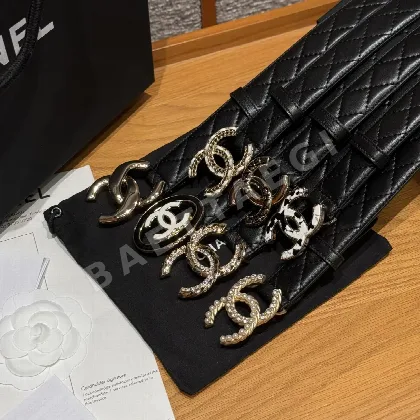 샤넬 더블 C 램스킨 벨트 174258