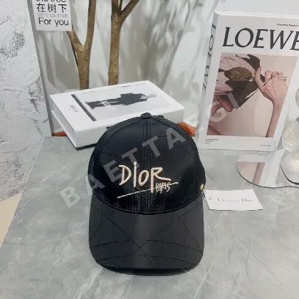 디올 D 로고 베이스볼 캡 78450