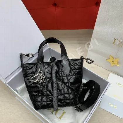 디올 투쥬르 버티컬 미니 소가죽 가방 190844