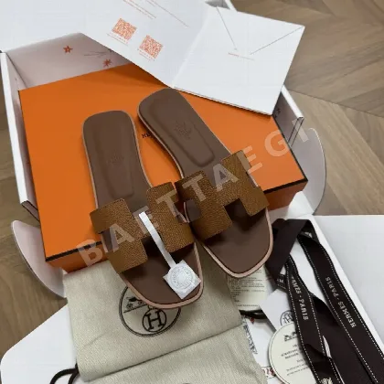 에르메스 오란 박스 송아지가죽 샌들 88966