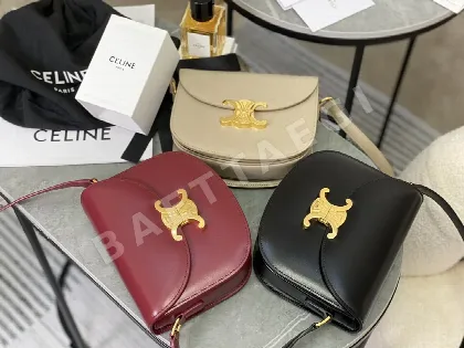 셀린느 개선문 가죽 새들 백 86386