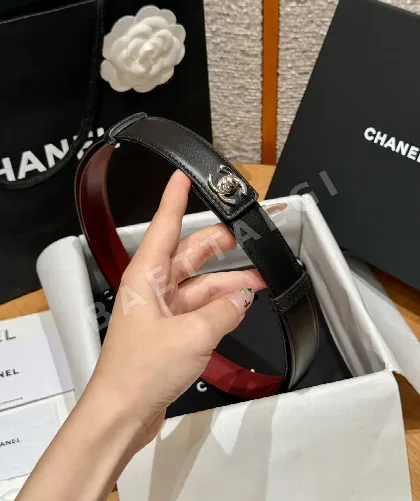 샤넬 레더 25mm 더블 C 버클 벨트 177312