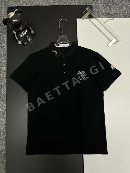 몽클레르 여성 자수 로고 반팔 티셔츠 88881
