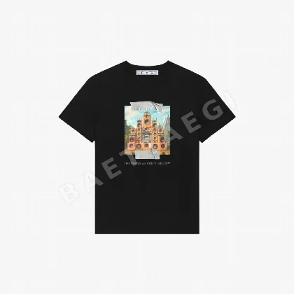 오프화이트 남성 반팔 티셔츠 87740
