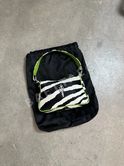 크롬하츠 애플그린 지브라 헤어 가방 116908