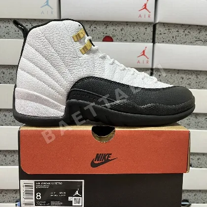 나이키 [GX] 조던 12 레트로 블랙 화이트 골드 CT8013-117 201349 Nike Jordan 12 Retro Taxi