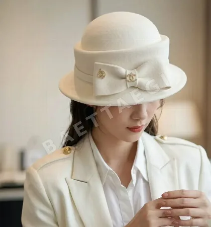 샤넬 캐시미어 버킷 햇 모자 185433