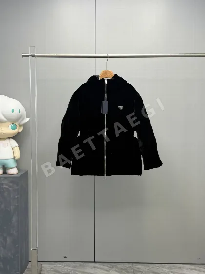 프라다 벨벳 퀼팅 여성 패딩 188623
