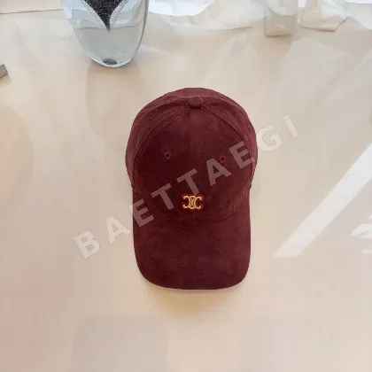 셀린느 스웨이드 베이스볼 캡 84546