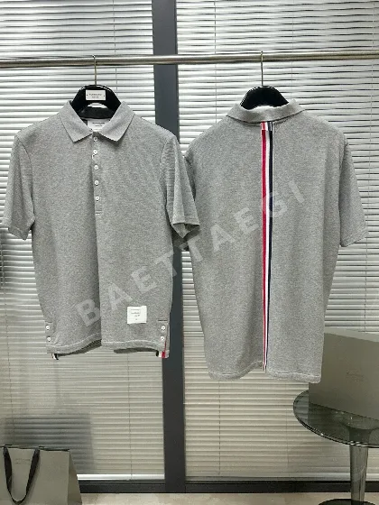 톰브라운 남성 코튼 메시 폴로 반팔 티셔츠 142864