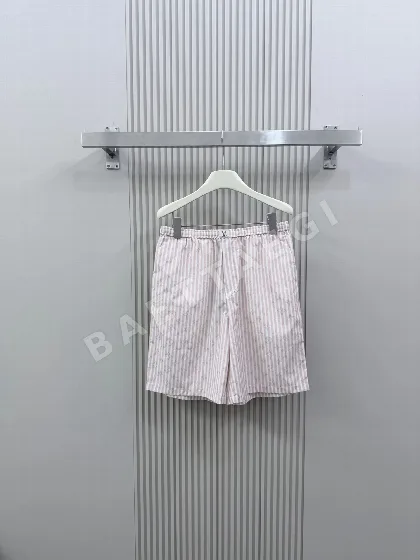루이비통 모노그램 스트라이프 드로스트링 남성 반바지