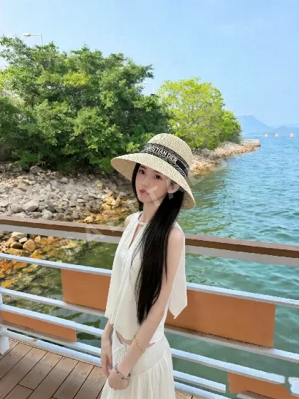 디올 웨빙 버킷햇 133633