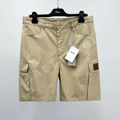 디올 남성 면 비스코스 카고 반바지 113928