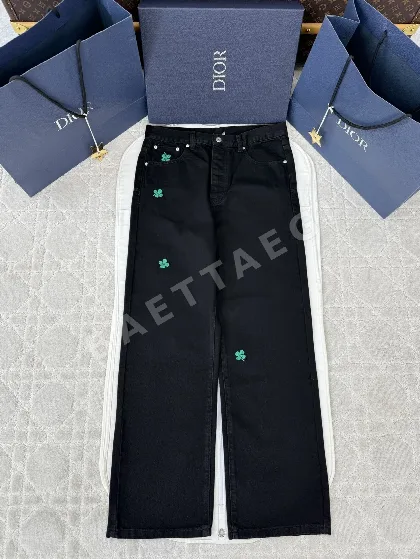 디올 4잎 클로버 여성 청바지 194126