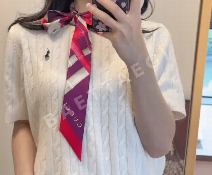 구찌 GG 대나무 짜임 실크 스카프 146341