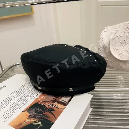 셀린느 울 베레모 모자 83187