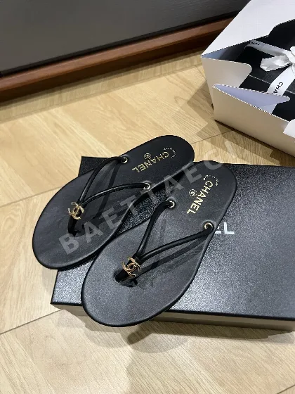 샤넬 램스킨 플립플롭 108116