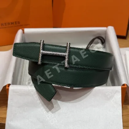 에르메스 히쏘 리버시블 앱송 가죽 벨트 175490