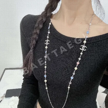 샤넬 스와로브스키 크리스탈 목걸이 65994