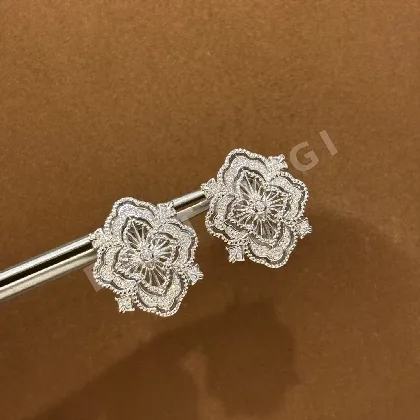 부첼라티 레트로 네 잎 클로버 925 스털링 실버 귀걸이 64245