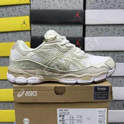 아식스 [WZ] 젤 NYC 1203A663-102 200467 Asics Gel-NYC White Feather Grey