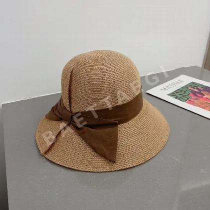 셀린느 파피루스 밀짚 접이식 모자 83292