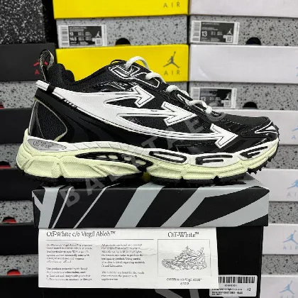 오프화이트 비 라이트 백 202401 Off White Be Right Back Black Lime