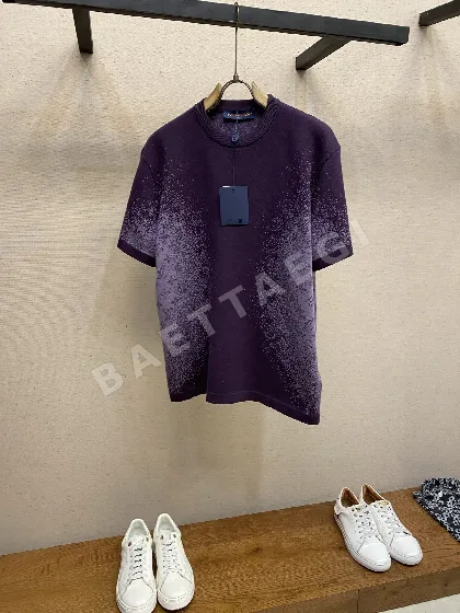 루이비통 모노그램 자카드 그라데이션 반팔 셔츠 49102