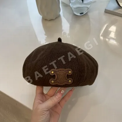 셀린느 울 펌킨 베레모 83574