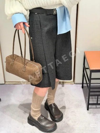로에베 불규칙 체크 울 수트 세트 96702