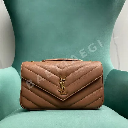 생로랑 나파 램스킨 V 퀼팅 미디엄 가방 165896