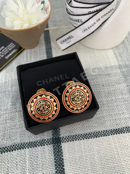 샤넬 빈티지 진주 골드 귀걸이 125068