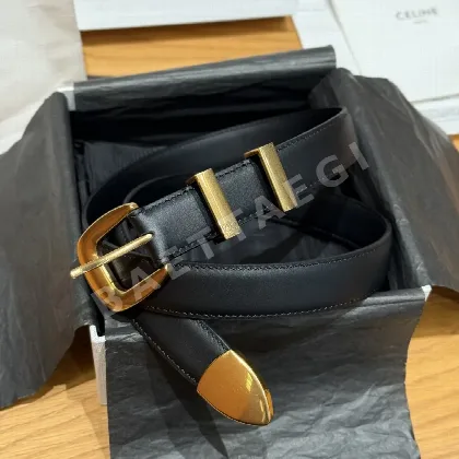 셀린느 JD280 웨스턴 가죽 벨트 179539