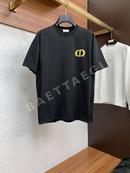 디올 크루넥 코튼 반팔 티셔츠 47355