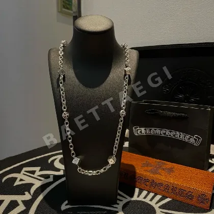 크롬하츠 클래식 레트로 크로스 플라워 다이스 목걸이 62892