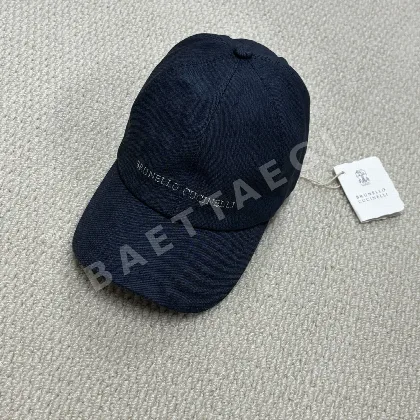 브루넬로쿠치넬리 가죽 조절 버클 야구모자 118642