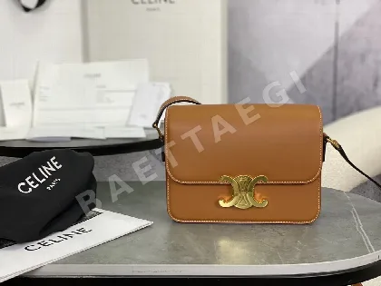 셀린느 개선문 브라운 박스 미니 핸드백 188423