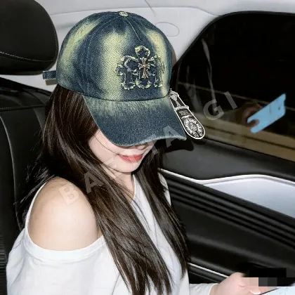 크롬하츠 워시드 데님 야구모자 119885