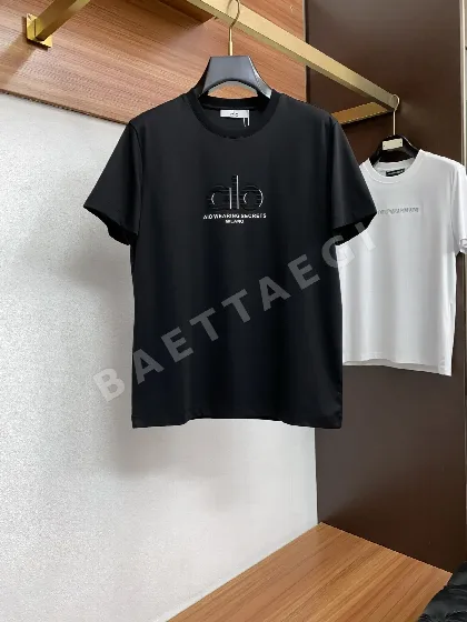 알로 머서라이즈드 코튼 남성 반팔 티셔츠 50741